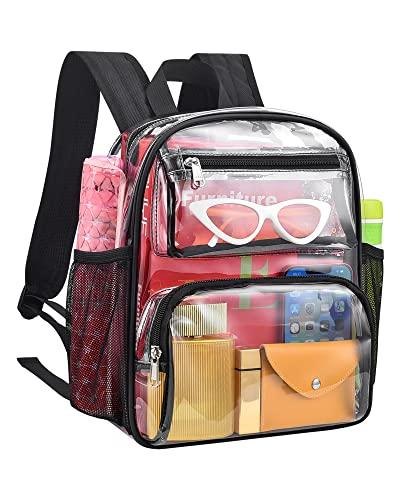 MAY TREE clear stadium backpack with multiple compartments