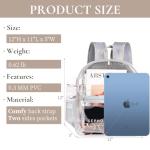 ZENPUNK 12×12×6 PVC Clear Stadium Backpack