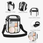 USPECLARE Stadium-Approved Clear Messenger Bag