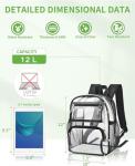 MAY TREE Stadium-Approved Clear Backpack