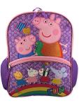 Peppa Pig 5‑Piece School & Lunch Set Backpack