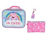 Peppa Pig 15″ School & Lunch Backpack Set