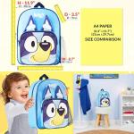 Bluey 12″ 3D Kids Preschool Backpack