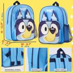 Bluey 12″ 3D Kids Preschool Backpack