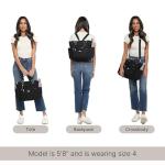 Baggallini 3‑in‑1 Convertible Tote Backpack 15×12″ RFID