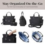 Baggallini 3‑in‑1 Convertible Tote Backpack 15×12″ RFID