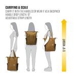 Carhartt Classic Convertible Tote Backpack 17″ Laptop Sleeve