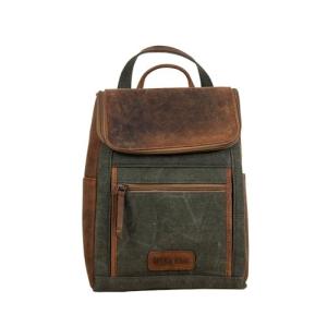 Myra Bag Convertible Tote Backpack Woven Canvas