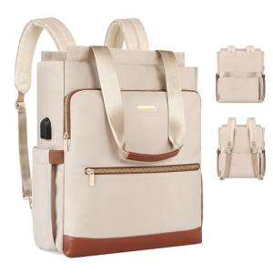 Convertible 15.6″ USB Laptop Backpack Tote