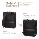 GOLF QUALITY 16″ Convertible Daypack Laptop Backpack