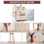 Convertible 15.6″ USB Laptop Backpack Tote