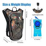 Zavothy 2 L Hydration Cycling Backpack Brown