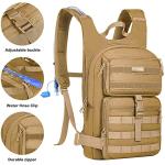 MOSISO Tactical 3 L Hydration Pack Backpack Khaki
