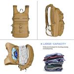 MOSISO Tactical 3 L Hydration Pack Backpack Khaki