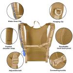 MOSISO Tactical 3 L Hydration Pack Backpack Khaki