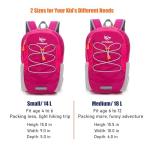 IVYGREEN Kids’ Hiking Backpack Rose Small
