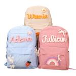 GELLEDI Personalized Corduroy Backpack Custom