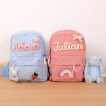 GELLEDI Personalized Corduroy Backpack Custom