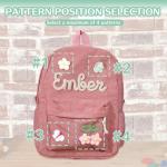 Personalized Corduroy Backpack Monogram Custom