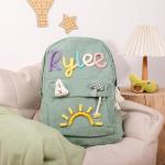 GELLEDI Personalized Corduroy Backpack Custom