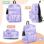 Coifrok Personalized School Backpack 16.8″