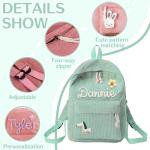 Personalized Corduroy Backpack Monogram Custom