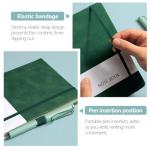 Vebermo Personalized A5 PU Leather Journal