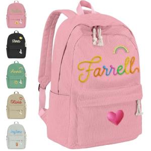 WBgjsnklbnl Custom Name School Backpack