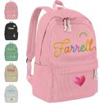 WBgjsnklbnl Custom Name School Backpack