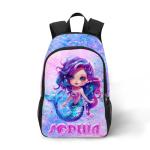 Personalized Mermaid Kids Backpack Custom