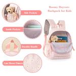 MT WORLD Floral Daycare Backpack Pink Personalized