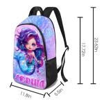 Personalized Mermaid Kids Backpack Custom