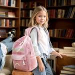 WBgjsnklbnl Custom Name School Backpack