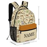 Aicihert Custom Dinosaur Paw Backpack