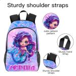 Personalized Mermaid Kids Backpack Custom