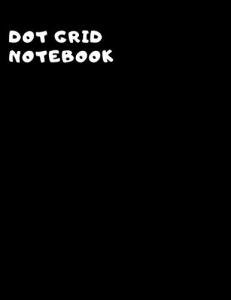Large Black Dot Grid Journal 8.5×11"