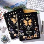 Academic Planner Butterfly Tabs Back Pocket