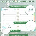 Academic Planner Hardcover Weekly Monthly 6.4×8.5