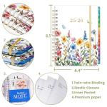 2025-2026 Academic Planner Floral 8.5×6.4