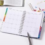 2025-2026 Academic Planner Floral 8.5×6.4