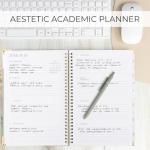 Aesthetic Academic Planner 7×10 Daily