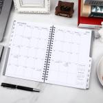 Planner 2025-2026 - 2025-2026 Planner from July 2025 - June 2026, Academic Planner 2025-2026 Weekly & Monthly Spreads, 6.25" x 8.3", 12 Monthly Tabs, Strong Twin-Wire Binding