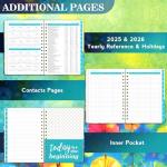 2025 Planner Weekly Monthly Calendar Organizer