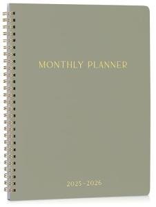 ZICOTO 2025-2026 Aesthetic Monthly Planner Notebook