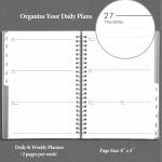 Planner 2025-2026 - 2025-2026 Planner from July 2025 - June 2026, Academic Planner 2025-2026 Weekly & Monthly Spreads, 6.25" x 8.3", 12 Monthly Tabs, Strong Twin-Wire Binding