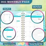 2025 Planner Weekly Monthly Calendar Organizer