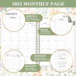 2025 Planner Monthly Weekly Reference Calendar