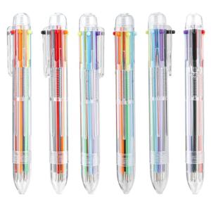 6‑in‑1 0.5mm Multicolor Retractable Ballpoint Pen