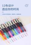 DENSET 12‑Pack 0.5mm Multicolor Rolling Pens