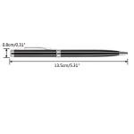 BUZHI 2‑Pack 0.5mm Metal Twist Pens